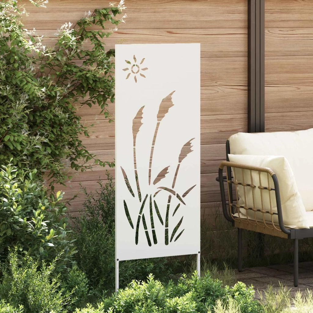 Schermo per privacy in giardino Traforo Bianco 50 x 140 cm CFW6083414