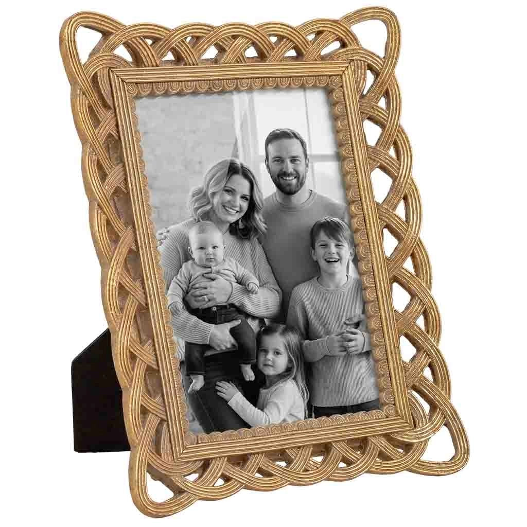 Portafoto 10X15 dorato 15,6x2,5x20,4h cm