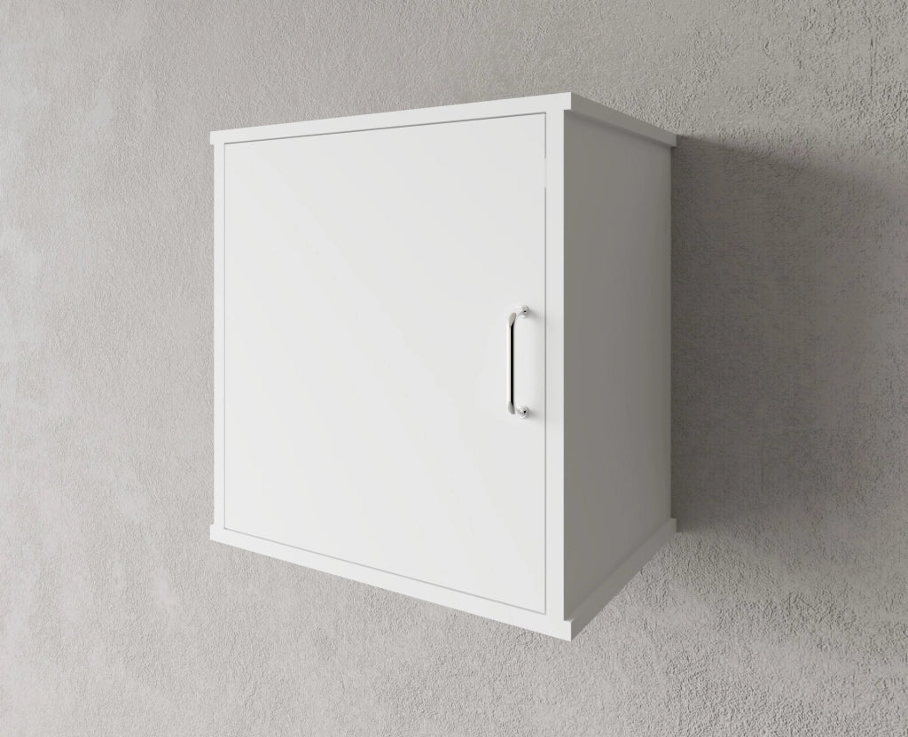 Wall Unit for Laundry Composition in PVC, Complete Kit 45x34 cm, Garden Model, Ideal for Functional Spaces