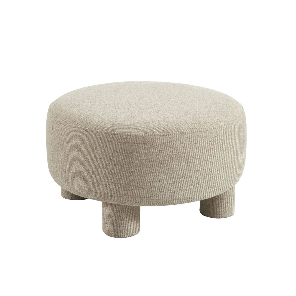 Poggiapiedi per divano zenio tessuto, beige