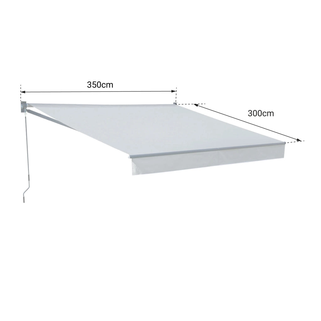 Tessuto per tenda SAULE 3,5 × 3m - Tessuto antracite