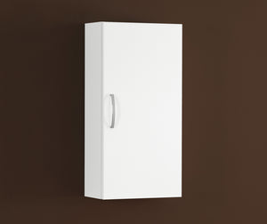 Falegnameria Adriatica Pensile Bagno 1 anta reversibile bianco lucido 35x19x72 cm