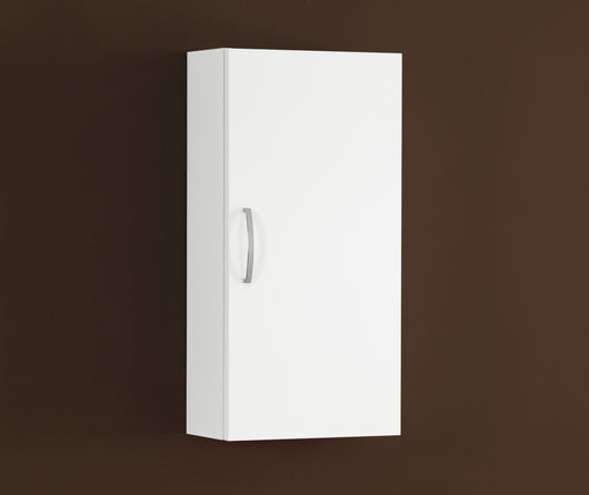 Falegnameria Adriatica Pensile Bagno 1 anta reversibile bianco lucido 35x19x72 cm