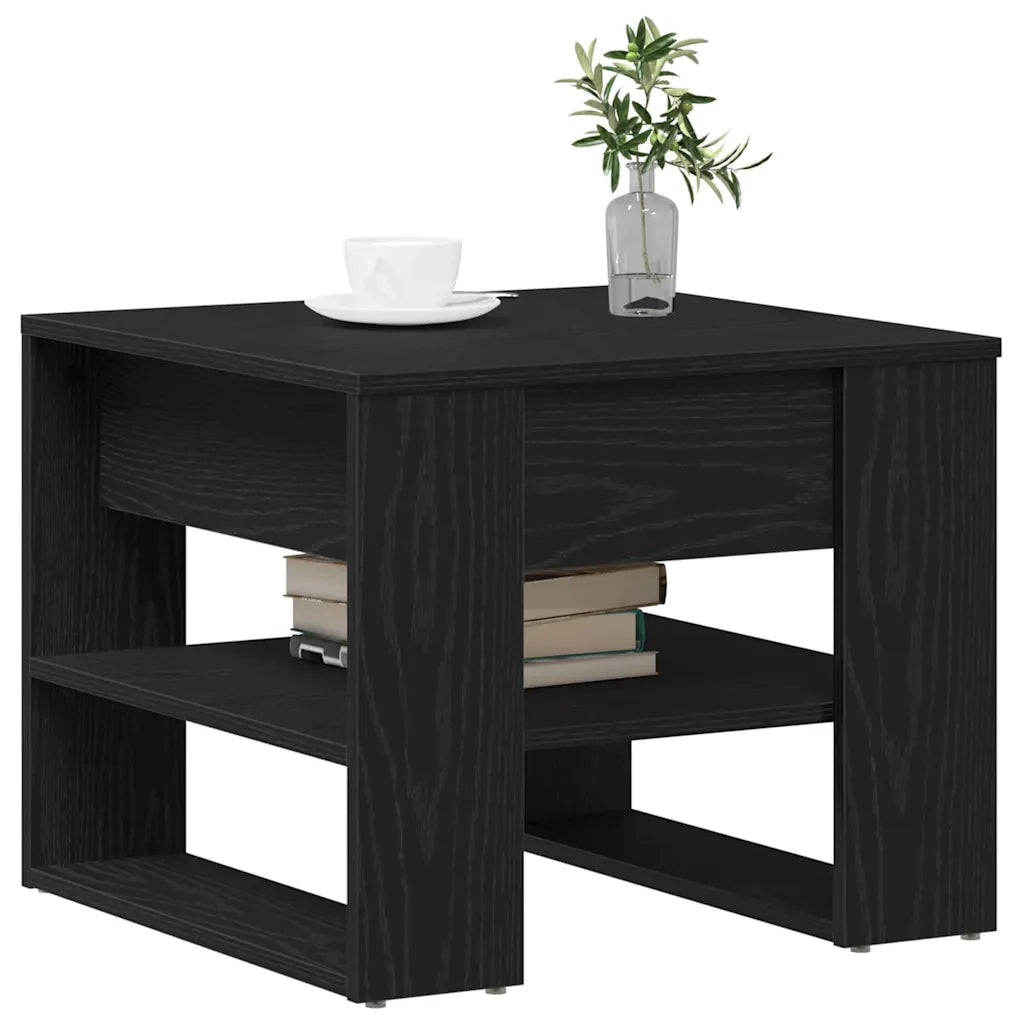 Tavolino da salotto Rovere Nero 55,5 x 55 x 45 cm 862730