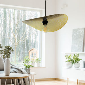 Lampada Da Soffitto APP1470-1CP Black/old Gold