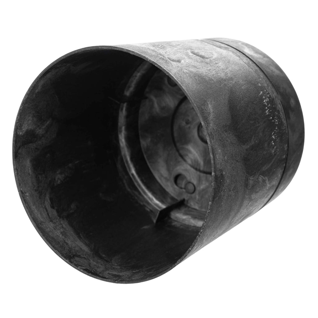 Vaso da fiori KADAX con supporto, rotondo, in plastica, 14,5 cm