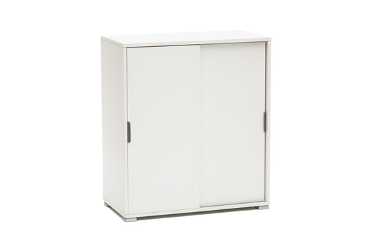 MeMi Me204BIA ante scorrevoli. Scarpiera.mobiletto . Gia' montato ,Legno, Bianco, 38x75x85 cm