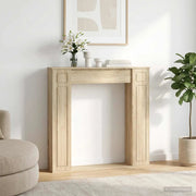 Cornice per camino Rovere Sonoma 100 x 20 x 100 cm 8006617