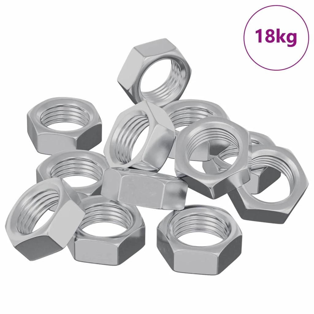 Dado esagonale 23377 pz Argento Metallo CFW4776404