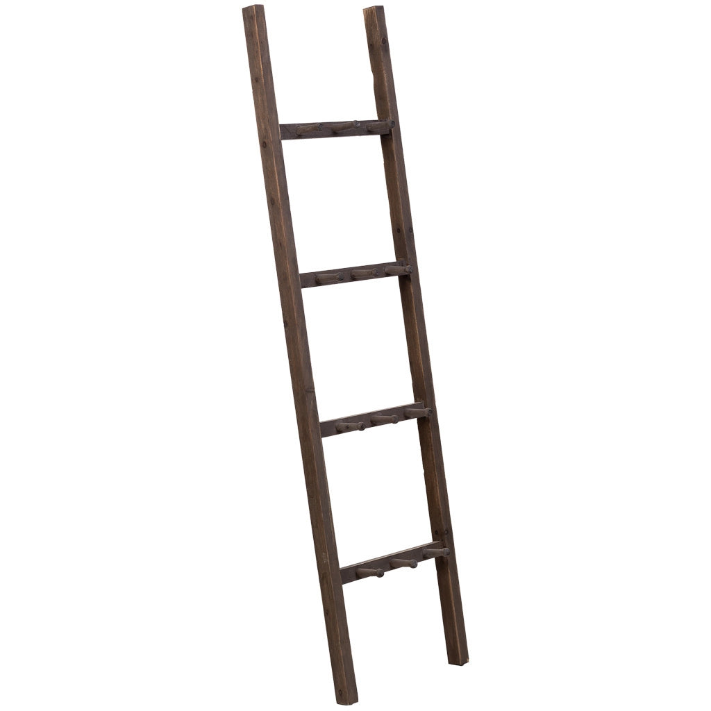 Scaffale a scala in legno 41,5x11,5x160h cm