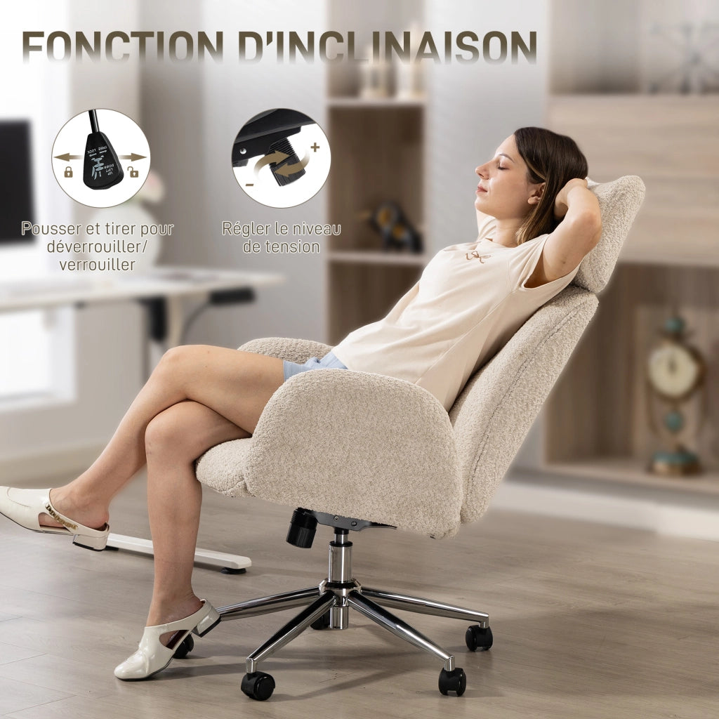 Sedia da ufficio ergonomica ¨C zephmum ¨C grigio