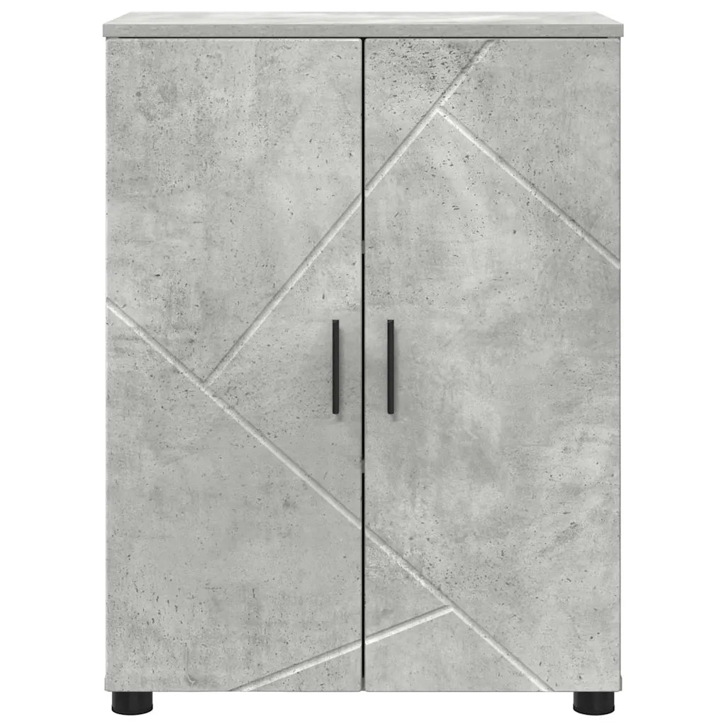 Mobile da Bagno Grigio cemento 60 x 35 x 80 cm