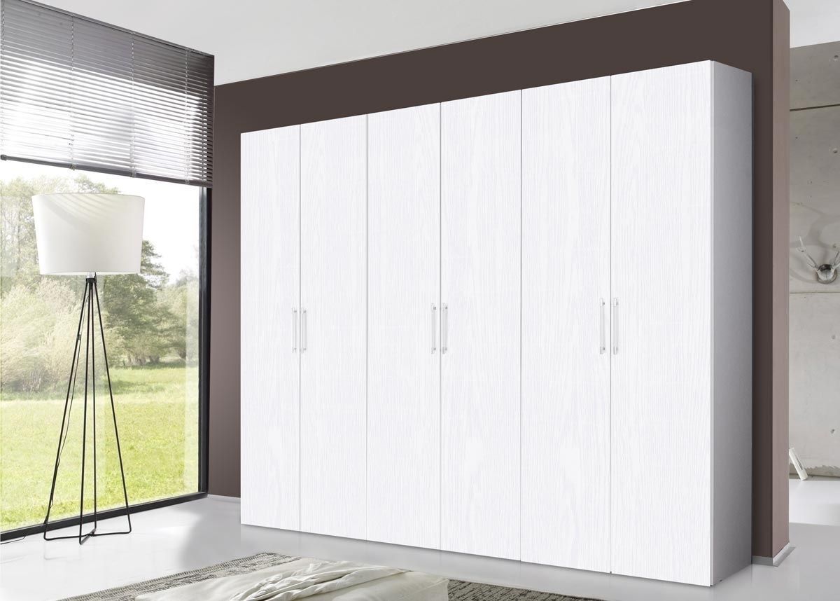 ARMADIO 6 ANTE BIANCO FRASSINO