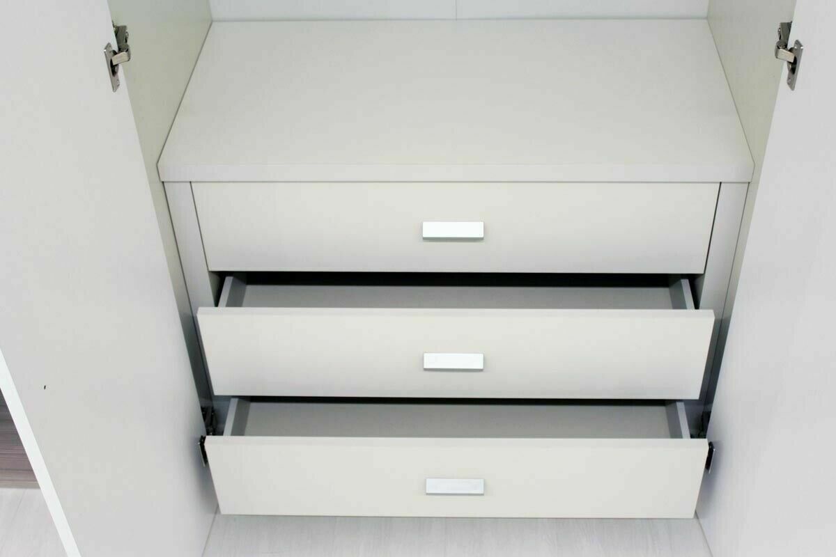 CASSETTIERA INTERNA PER ARMADIO MAXI GRIGIA 3 CASSETTI 87,2x44x58,5 CM