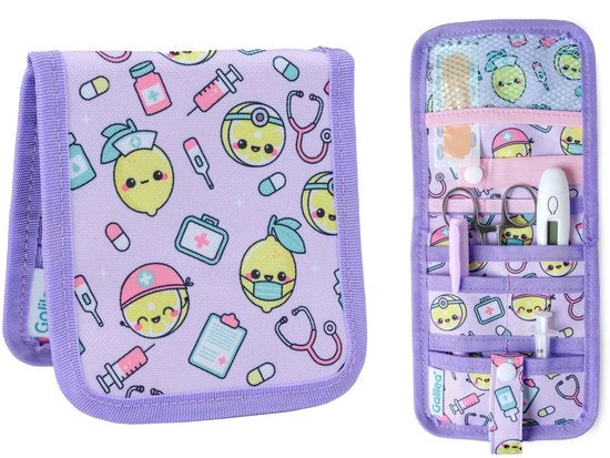Organizzatore a tasca per infermieri e assistenti sanitari | Ideale regalo per infermieri | Accessori infermieristici (blu limone)