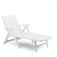 Lettino Smeraldo C/Ruote Bianco