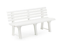 PANCHINA IN RESINA ORCHIDEA BIANCA