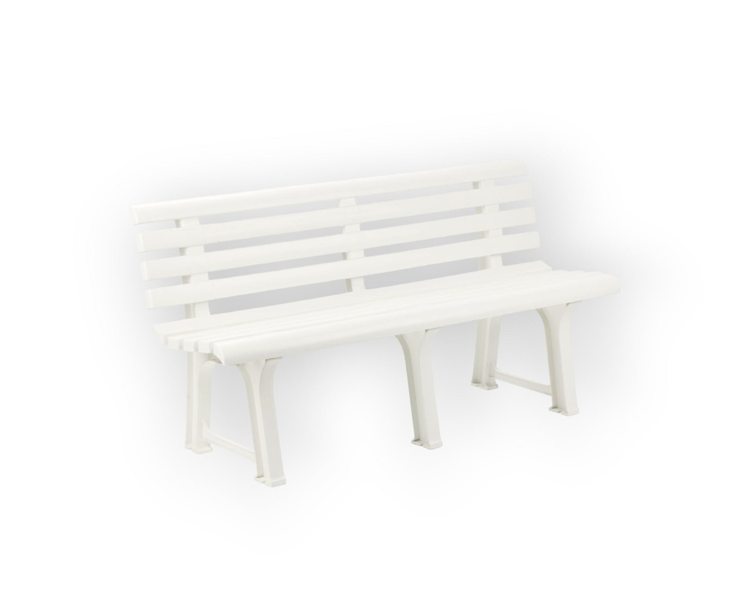 PANCHINA IN RESINA ORCHIDEA BIANCA