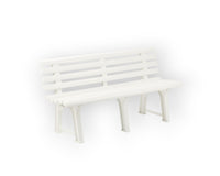 PANCHINA IN RESINA ORCHIDEA BIANCA