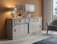 CREDENZA ANTHONY 2ANTE + 3CASSETTI 220X50X95 DE281