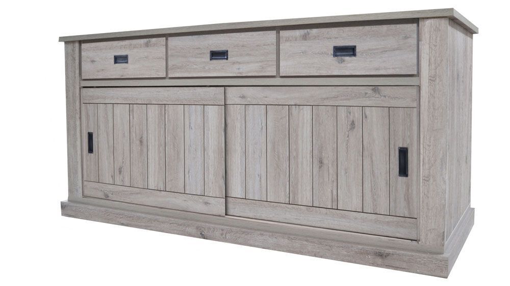 CREDENZA ANTHONY 2ANTE + 3CASSETTI 220X50X95 DE281