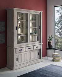 CRISTALLIERA ANTHONY 2ANTE+3CASSETTI 150X40X204 VE281