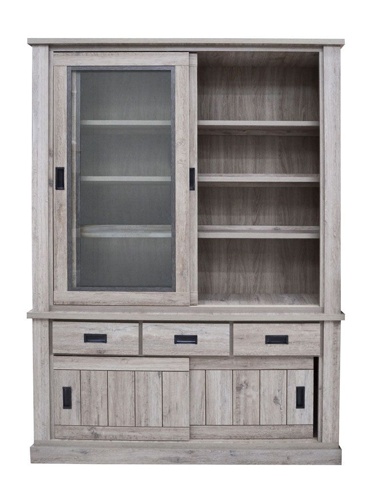 CRISTALLIERA ANTHONY 2ANTE+3CASSETTI 150X40X204 VE281