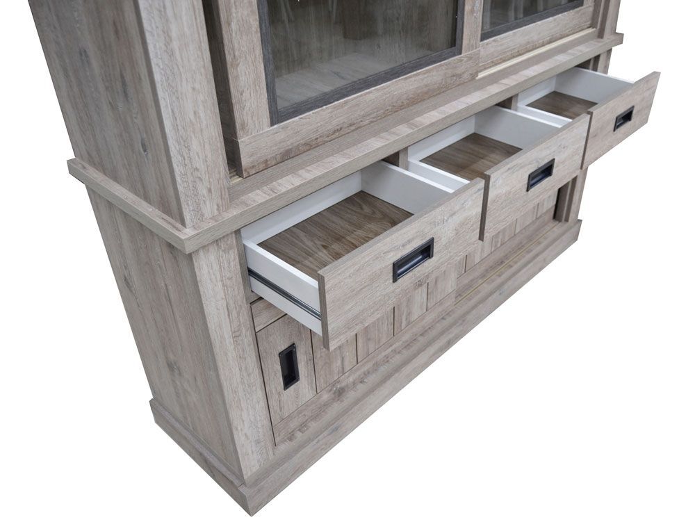 CRISTALLIERA ANTHONY 2ANTE+3CASSETTI 150X40X204 VE281