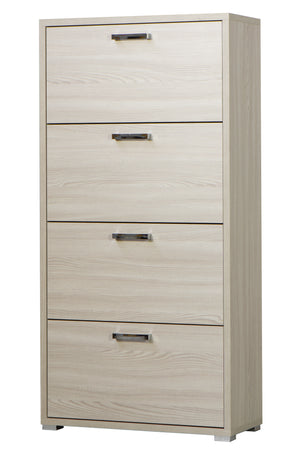 3280OLM Scarpiera Montata 4 Ante a ribalta Doppie Spessore 25mm finitura olmo 75,3 L x 151,8 H x 33 P