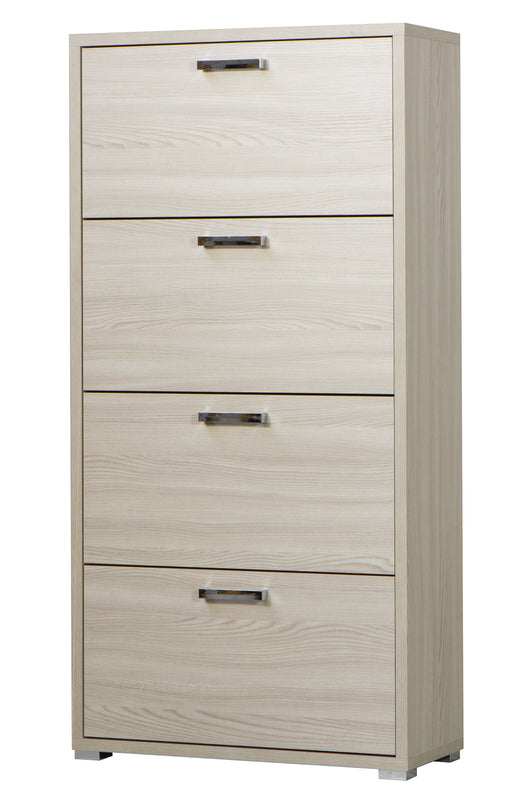 3280OLM Scarpiera Montata 4 Ante a ribalta Doppie Spessore 25mm finitura olmo 75,3 L x 151,8 H x 33 P