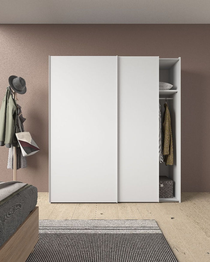 FELVER CASA & CO SRL Armadio CM 180X60 H. 202,2 Bianco Opaco