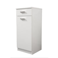 Germanvox mobile da bagno bianco laccato con 1 anta e 1 cassetto