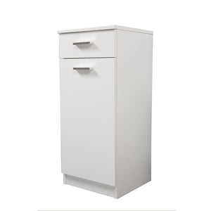 Germanvox mobile da bagno bianco laccato con 1 anta e 1 cassetto