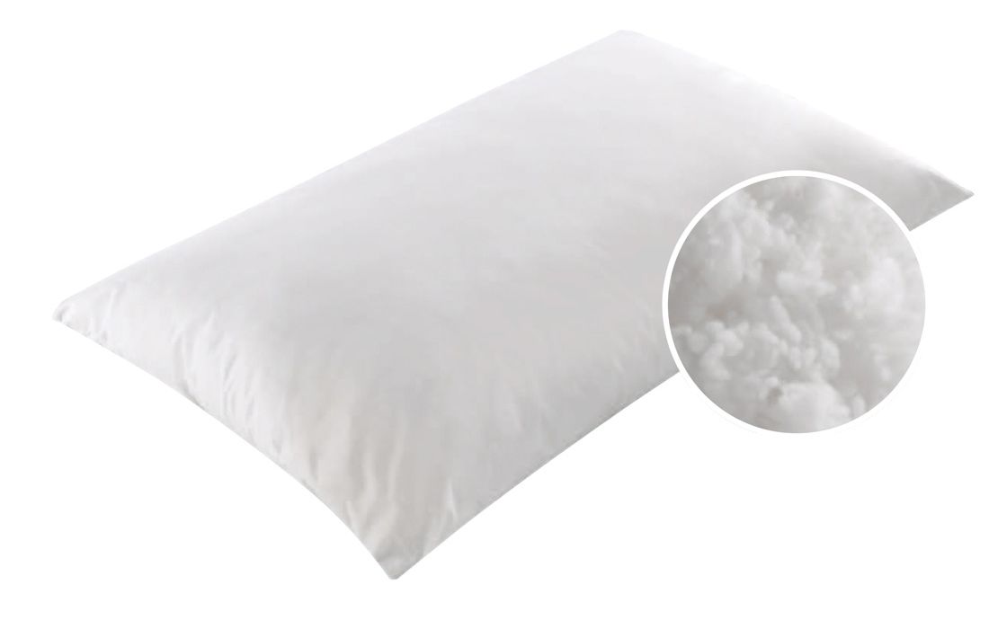 Novia Guanciale Classico in fibra anallerigica Pompea Cuscino Federa 50% Cotone 50% Poliestere made in Italy