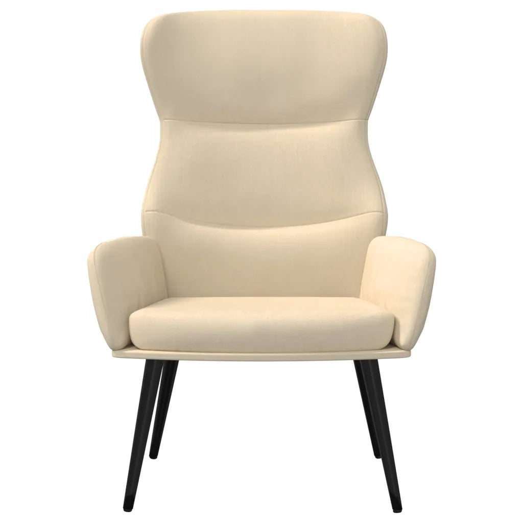 Sedia Relax Crema in Tessuto cod mxl 24480