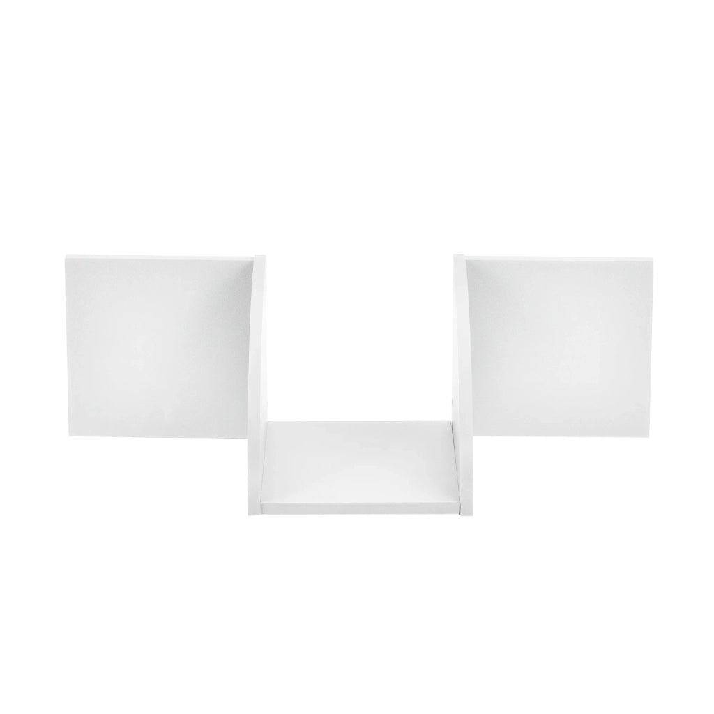 Mensola da parete dal design retrò 61 cm bianco opaco 03_0001722