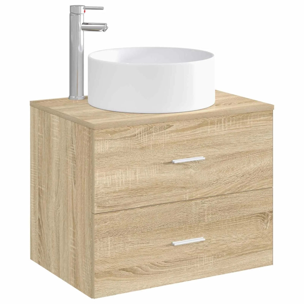 Lavabo con rubinetto e scarico Cromato 40,5 x 40,5 x 15,5 cm 890240