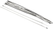 Cavi elettrici in acciaio inossidabile, 400mm di lunghezza, 4.6mm di spessore, 20 pezzi