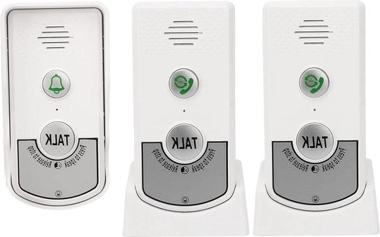 Intercom a radio con 1000m di portata acqua resistente ricaricabile - per uso domestico e scolastico