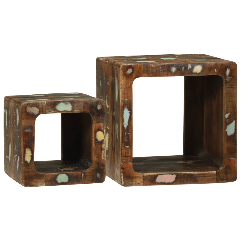 UnitÃ  TV 36x36x30 cm Legno Massello Recuperato
