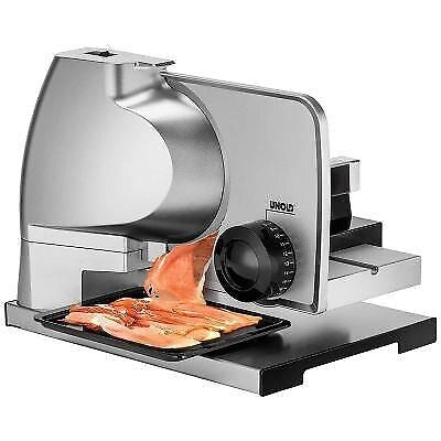 Unold 78826 affettatrice Elettrico 100 W Nero, Argento Metallo, Plastica