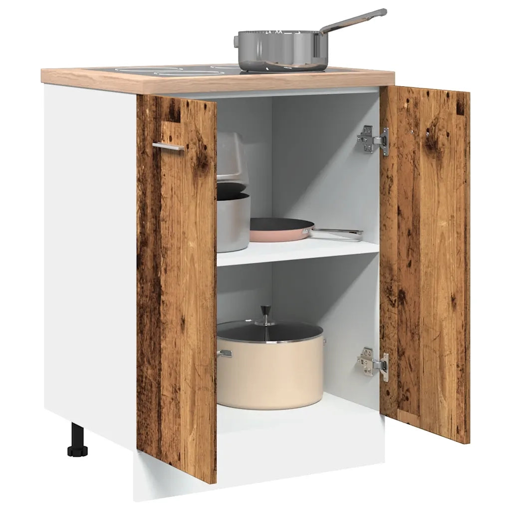 Armadio Inferiore “Lyon” Legno Antico 60x46x81,5 cm 856074