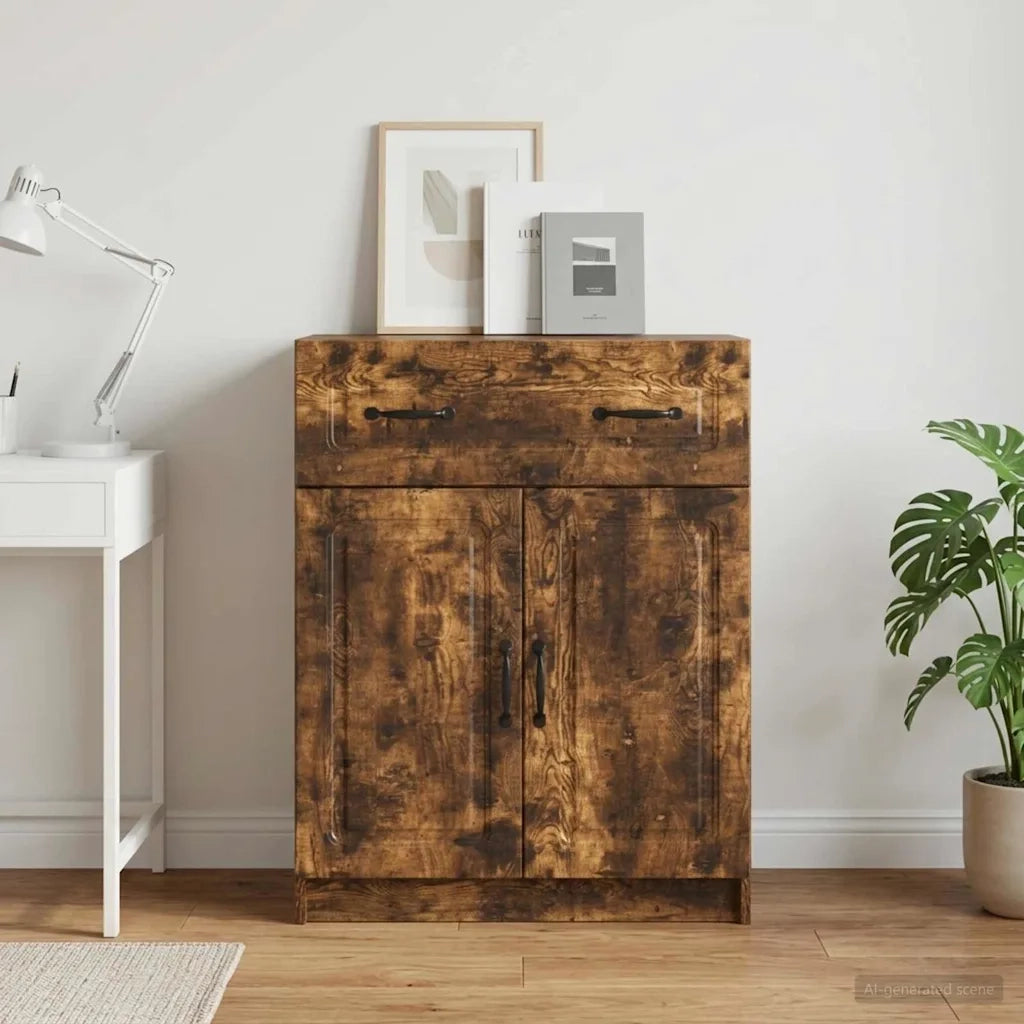 Credenza Rovere Fumo 66 x 34,5 x 87 cm Legno ingegnerizzato 895790