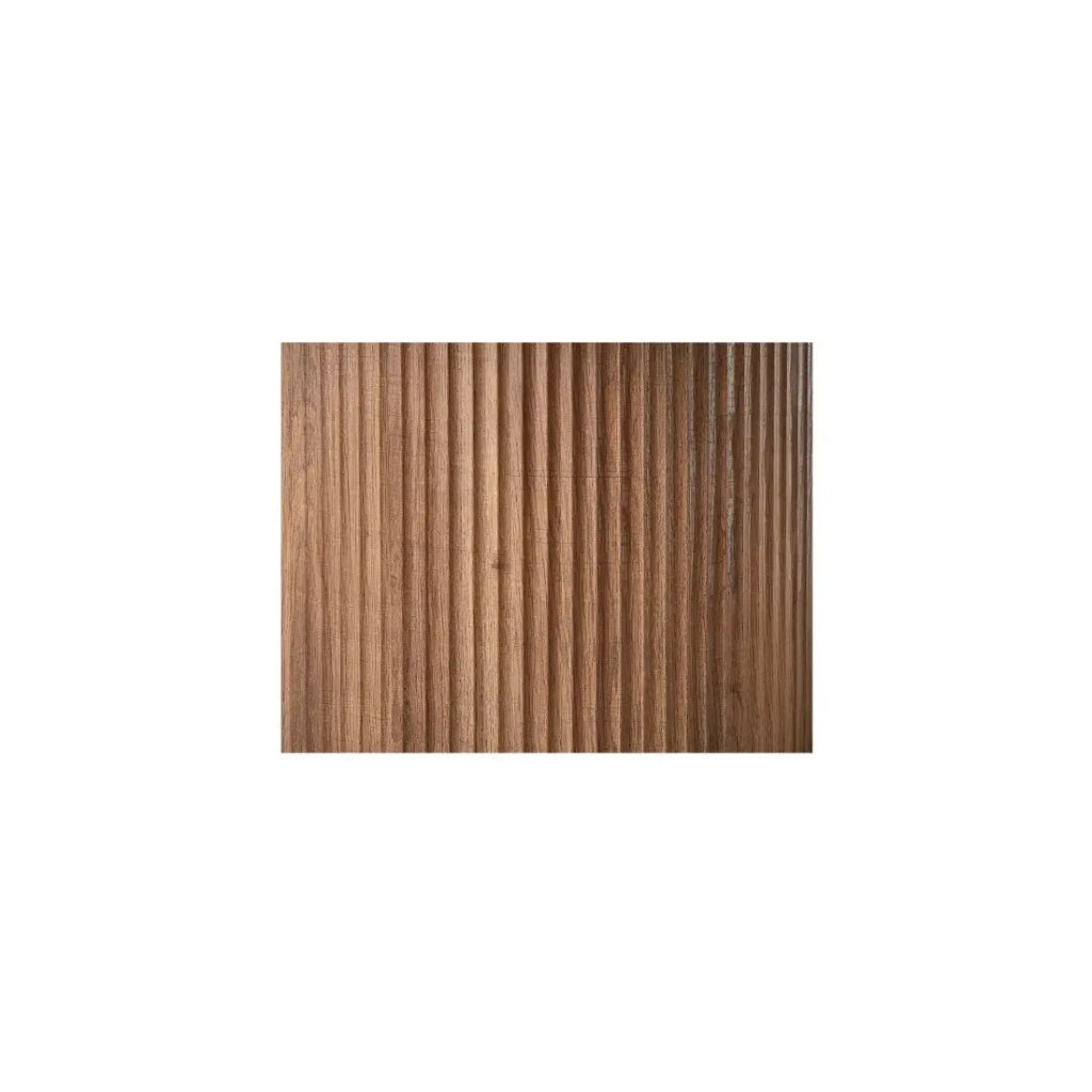 Tavolino VAGOS – Effetto quercia invecchiata – Diametro 50 cm
