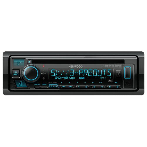 Autoradio kenwood kdcbt960dab alexa black