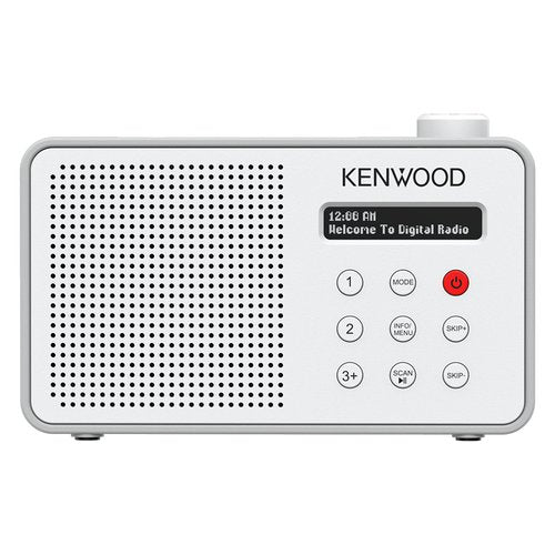 Radio kenwood cr m25dab w dab+ automatic safety alert white e silver