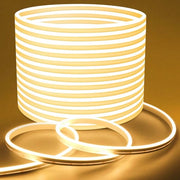 LED a led stripa 10m - Bianco caldo, Idrorepellente, Flessibile per Interno e Esterno