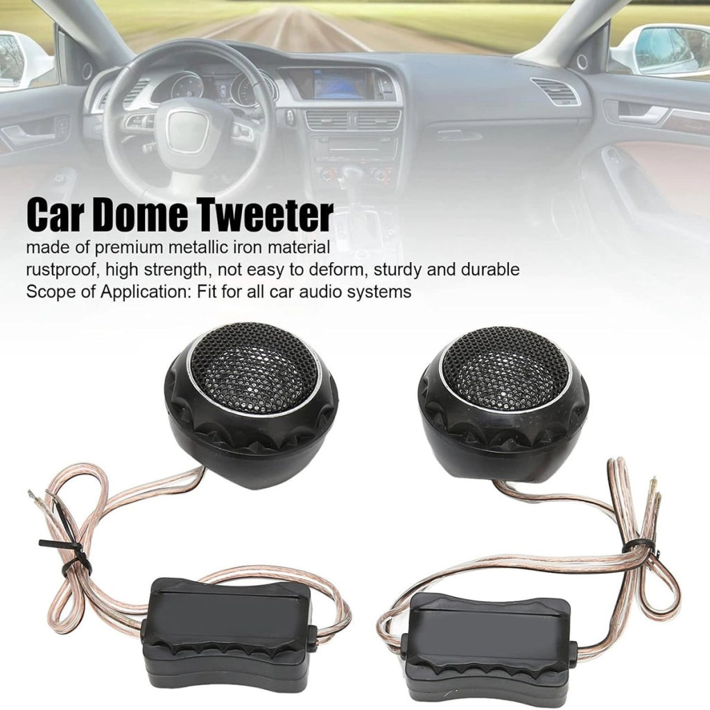 COPPIA TWEETER AUTO NEODIMIO 140W MAX ALTOPARLANTI 4 OHM ALTA EFFICIENZA CTC-067