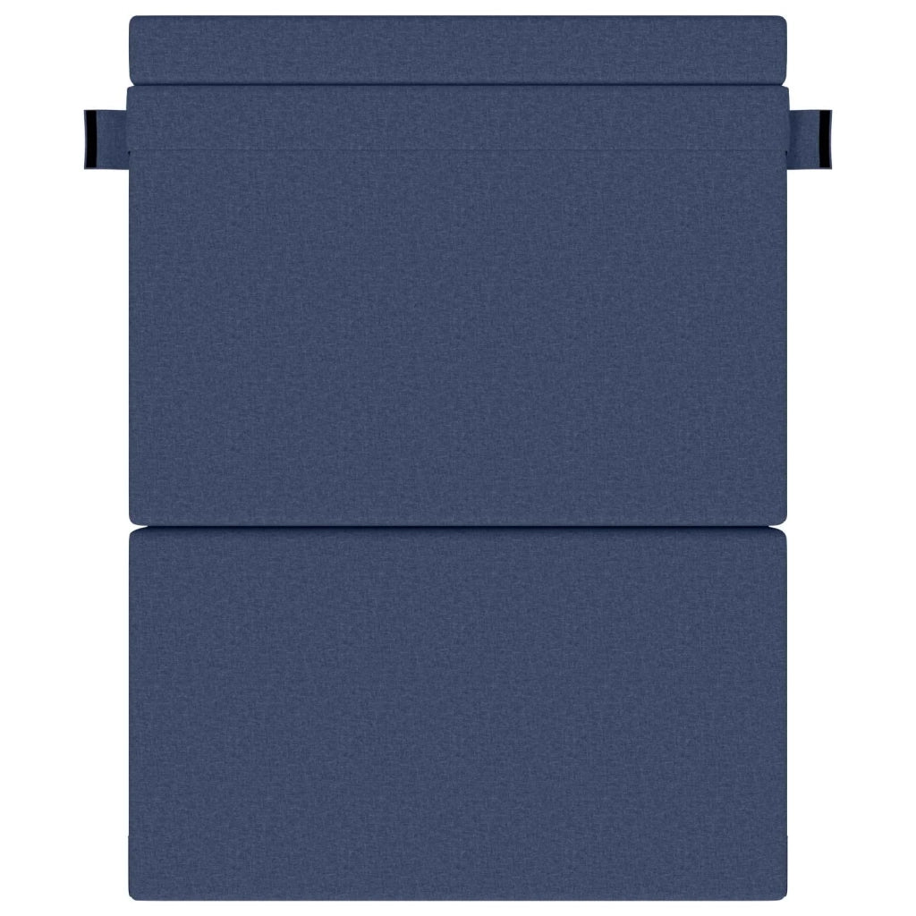 Divano Letto Pieghevole Blu 152 x 86,5 x 60 cm Tessuto 900124