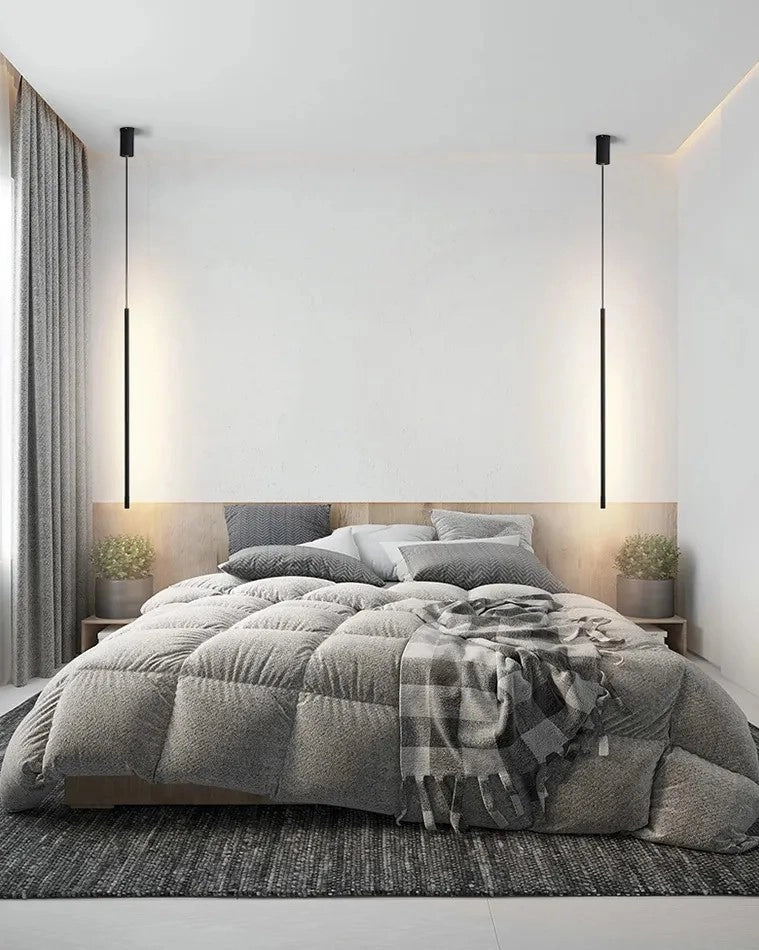 Lampada Da Soffitto Led App1413-c Black 100cm